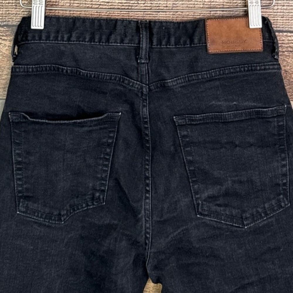 Moussy Vintage Filer Rebirth Skinny Jeans High Waist Light Black SZ 28 - Picture 6 of 10
